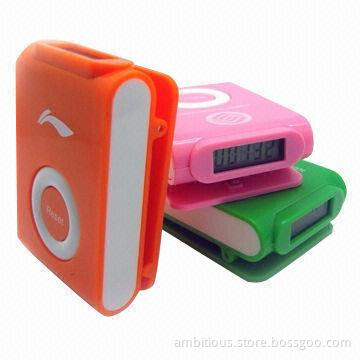 Novel promotional pedometer, made of ABS